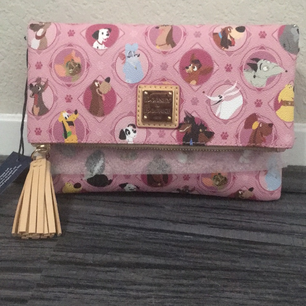 Disney brand new pink dogs Dooney and Bourke
